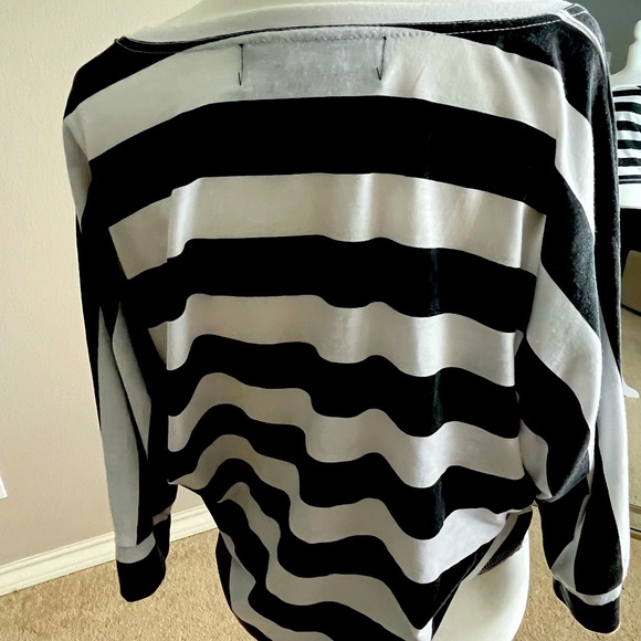 Kardashian Kollection Striped Blouse - Picture 3 of 4